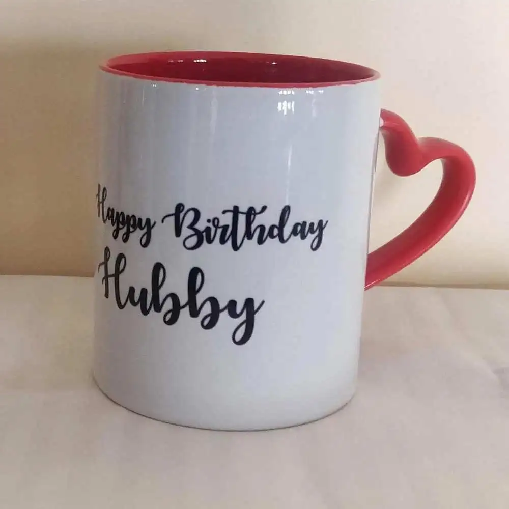 Buy Happy Birthday Hubby Mug Online in India